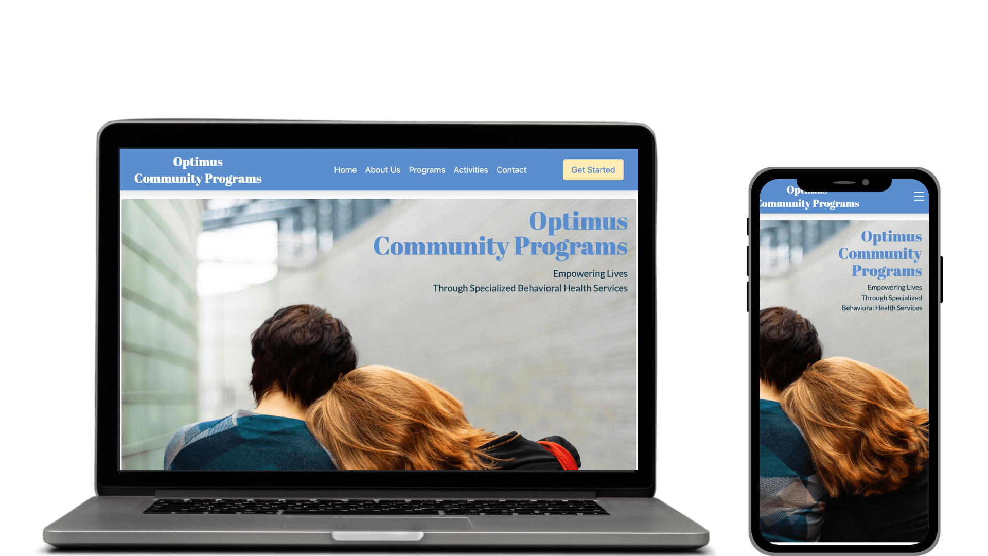 Affordable Web Design for Optimus Community Programs in Albany Oregon